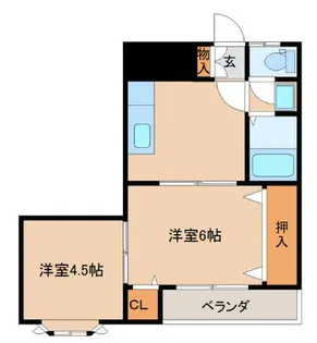 アカデメイアおたまや【1階】の間取り