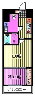 アクシーズタワー浦和岸町III【8階】の間取り