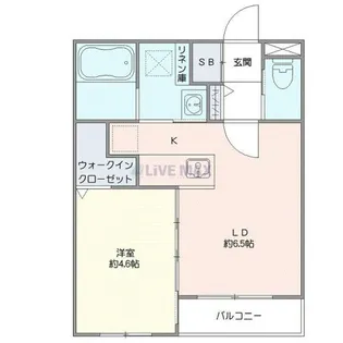 アルファスクエア花園5丁目【4階】の間取り