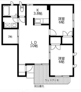 フォレカルティエ【1階】の間取り