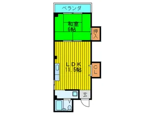 神木マンション【2階】の間取り