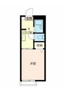 ハウス上大崎【1階】の間取り