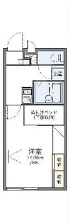 レオパレスフォーチュンMS【2階】の間取り
