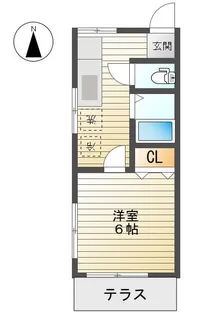 水明荘【1階】の間取り