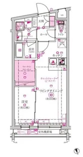 ベルシードステアー西早稲田【3階】の間取り