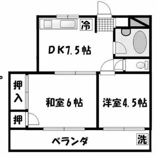 ベルトゥリー【2階】の間取り