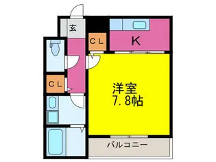 プライム日根野【1階】の間取り