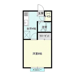 ビバライフ沼A棟【2階】の間取り