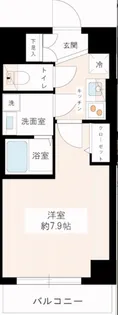 ティモーネ深川リーヴァ【2階】の間取り