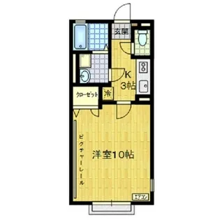 COMFORT藤崎【1階】の間取り