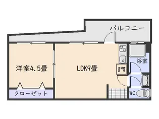 甲南ビル【4階】の間取り