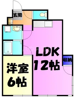 サンセリテTOWA【1階】の間取り