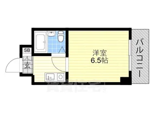 シティピア玉造【6階】の間取り