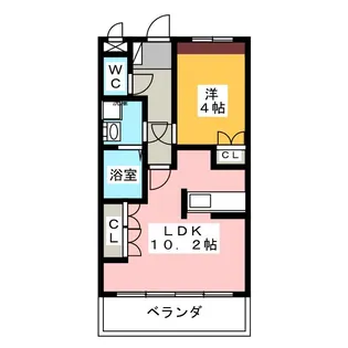 Shell Grande松森【2階】の間取り
