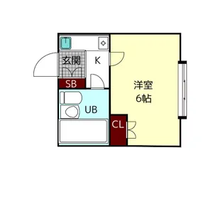 生駒ビル【5階】の間取り