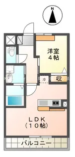 プランドール・KII(prendre・KII)【1階】の間取り