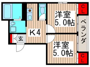 アルマ-ス壱番館【5階】の間取り