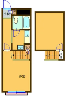 ドリームハウス駒形【2階】の間取り