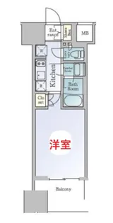 ルフォンブランシェ品川南大井【4階】の間取り