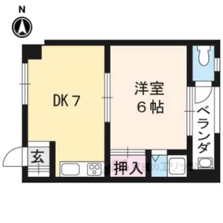 メゾンマツヨシ【4階】の間取り