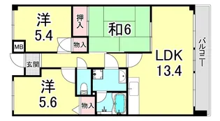 リアライズ東垂水【3階】の間取り