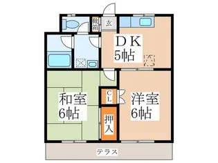 ラークヒルズ【1階】の間取り