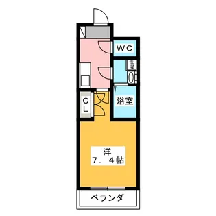 ヌーベルポルト本山【2階】の間取り