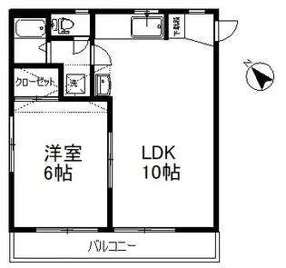 レオパレス上尾第7【2階】の間取り