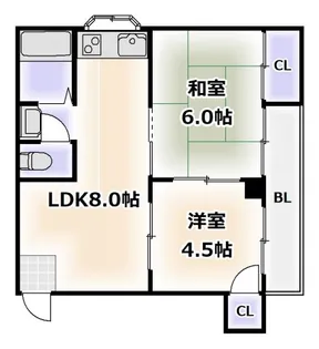 ドムス河堀口【7階】の間取り