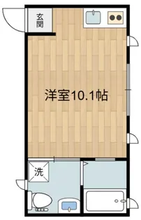 メザンジュ【1階】の間取り