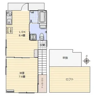 さくらハイツ【2階】の間取り