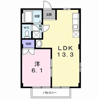 グリーンメゾン【1階】の間取り