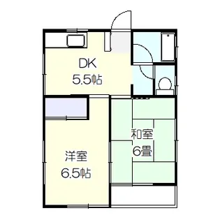 コーポさくらB【2階】の間取り