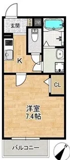 ALEGRIA姫路東【2階】の間取り