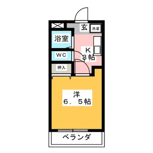 スペーシア追進 B【2階】の間取り