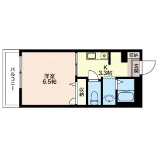 リブラ鴨居【1階】の間取り