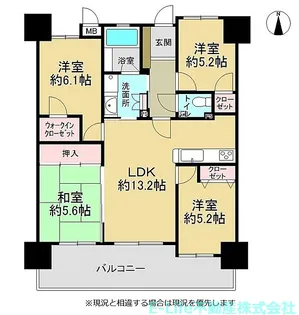 シティライフ飛田 903号【9階】の間取り