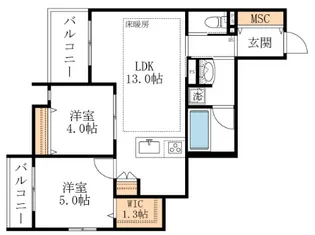 CIELO~シエロ~【2階】の間取り