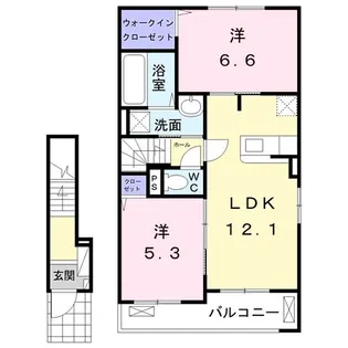 エリタージュ III【2階】の間取り