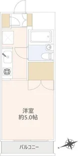 ペガサスマンション生田【2階】の間取り