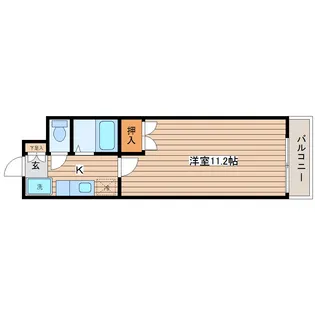 ドリームヒルズ【2階】の間取り
