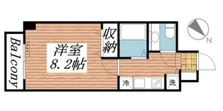 ロリエタワー川崎【6階】の間取り