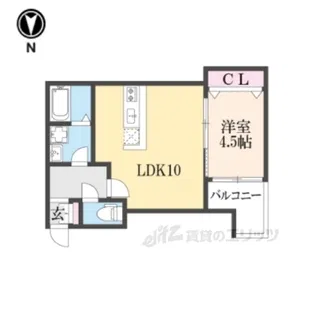 ディアコート高柳【3階】の間取り