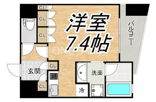 リーガル四ツ橋筋【2階】の間取り