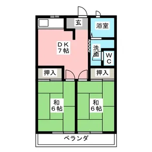 パステル麻生【1階】の間取り