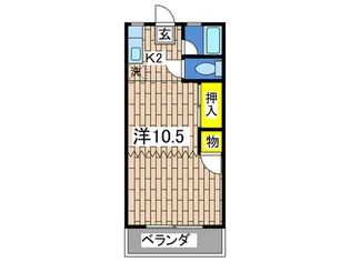 レジデンス・ニシイ1号棟【1階】の間取り