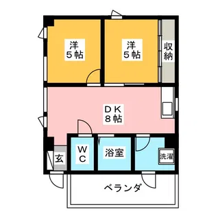 ハヤシビル【3階】の間取り