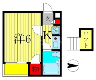 フェリス新松戸【1階】の間取り