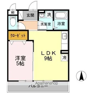 サニーコート【2階】の間取り
