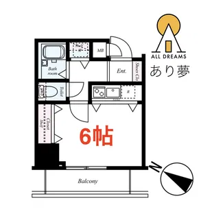 DOLCE YOKOHAMA関内【5階】の間取り